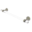 Allied Brass Pacific Beach Collection 18 Inch Towel Bar with Groovy Accents PB-41G-18-PNI