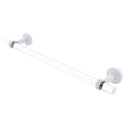 Allied Brass Pacific Beach Collection 18 Inch Towel Bar with Twisted Accents PB-41T-18-WHM