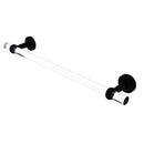 Allied Brass Pacific Beach Collection 30 Inch Towel Bar with Twisted Accents PB-41T-30-BKM