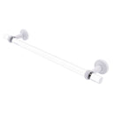 Allied Brass Pacific Beach Collection 30 Inch Towel Bar with Twisted Accents PB-41T-30-WHM