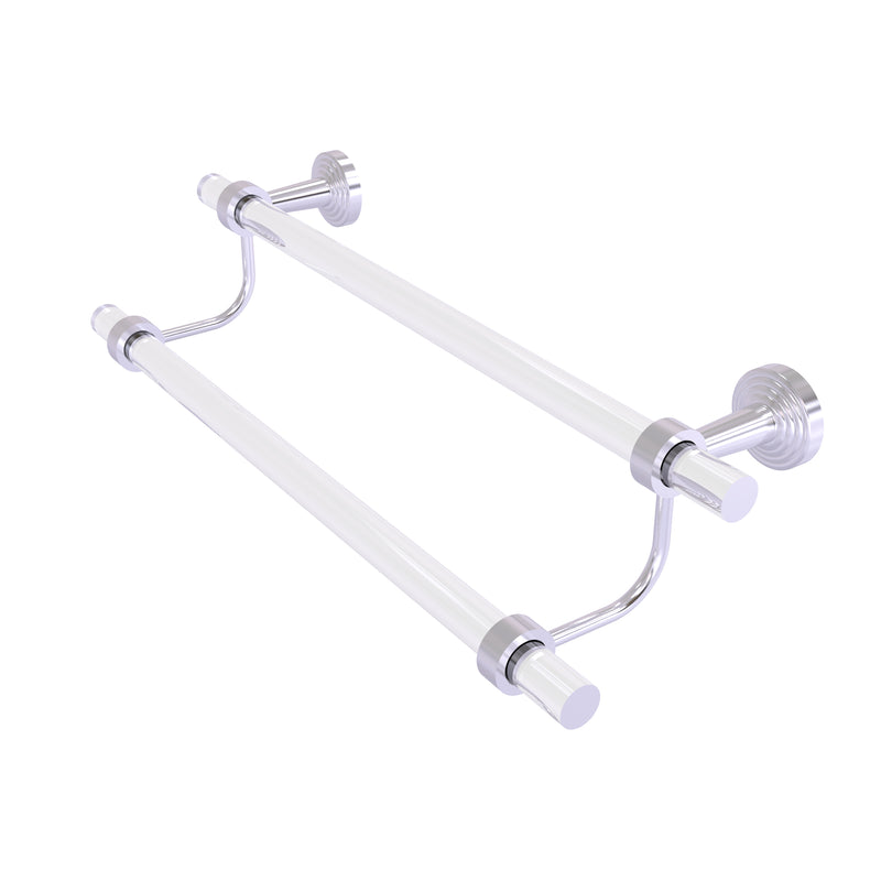 Allied Brass Pacific Beach Collection 24 Inch Double Towel Bar PB-72-24-SCH