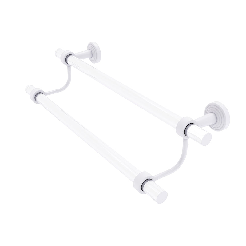 Allied Brass Pacific Beach Collection 24 Inch Double Towel Bar PB-72-24-WHM