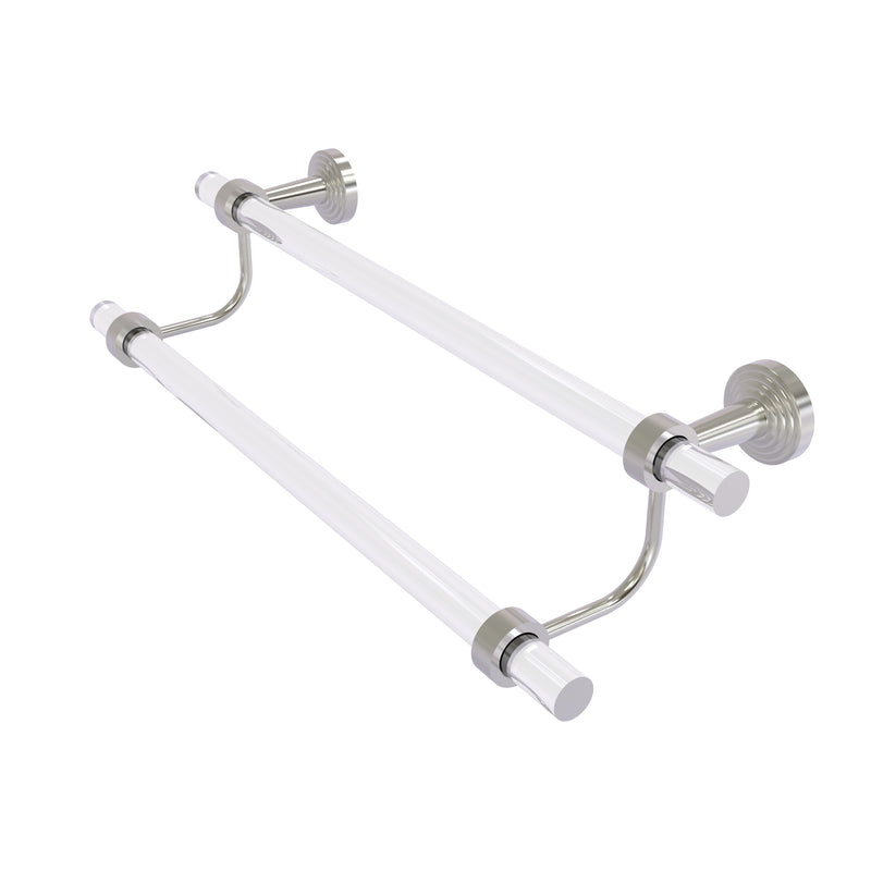 Allied Brass Pacific Beach Collection 30 Inch Double Towel Bar PB-72-30-SN