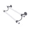 Allied Brass Pacific Beach Collection 36 Inch Double Towel Bar PB-72-36-GYM