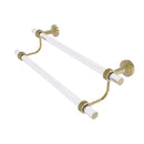 Allied Brass Pacific Beach Collection 18 Inch Double Towel Bar with Dotted Accents PB-72D-18-UNL