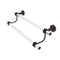 Allied Brass Pacific Beach Collection 18 Inch Double Towel Bar with Dotted Accents PB-72D-18-VB