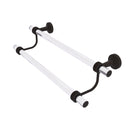 Allied Brass Pacific Beach Collection 24 Inch Double Towel Bar with Dotted Accents PB-72D-24-ORB