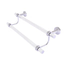 Allied Brass Pacific Beach Collection 24 Inch Double Towel Bar with Dotted Accents PB-72D-24-PC