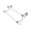 Allied Brass Pacific Beach Collection 24 Inch Double Towel Bar with Dotted Accents PB-72D-24-PNI