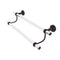 Allied Brass Pacific Beach Collection 18 Inch Double Towel Bar with Twisted Accents PB-72T-18-ABZ