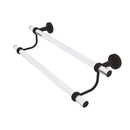 Allied Brass Pacific Beach Collection 18 Inch Double Towel Bar with Twisted Accents PB-72T-18-ORB