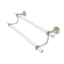 Allied Brass Pacific Beach Collection 18 Inch Double Towel Bar with Twisted Accents PB-72T-18-PNI