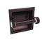 Allied Brass Pacific Grove Collection Recessed Toilet Paper Holder with Groovy Accents PG-24CG-ABZ