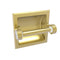 Allied Brass Pacific Grove Collection Recessed Toilet Paper Holder with Groovy Accents PG-24CG-SBR