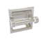 Allied Brass Pacific Grove Collection Recessed Toilet Paper Holder with Groovy Accents PG-24CG-SN