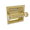 Allied Brass Pacific Grove Collection Recessed Toilet Paper Holder with Groovy Accents PG-24CG-UNL