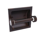 Allied Brass Pacific Grove Collection Recessed Toilet Paper Holder with Groovy Accents PG-24CG-VB