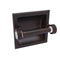 Allied Brass Pacific Grove Collection Recessed Toilet Paper Holder with Groovy Accents PG-24CG-VB