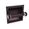 Allied Brass Pacific Grove Collection Recessed Toilet Paper Holder with Twisted Accents PG-24CT-ABZ