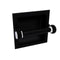 Allied Brass Pacific Grove Collection Recessed Toilet Paper Holder with Twisted Accents PG-24CT-BKM
