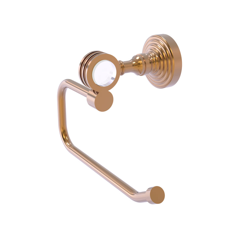 Allied Brass Pacific Grove Collection European Style Toilet Tissue Holder with Dotted Accents PG-24ED-BBR