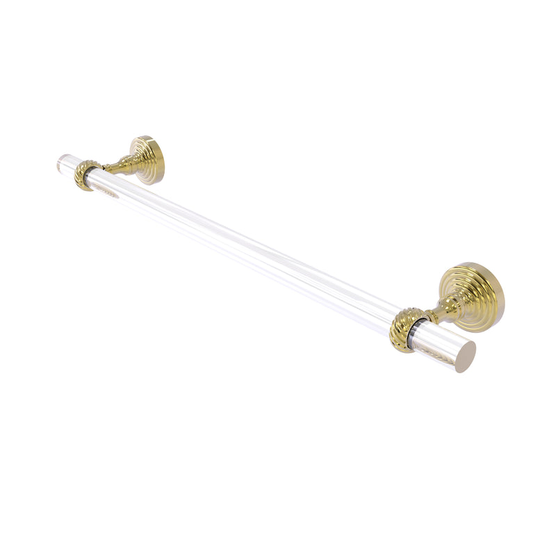 Allied Brass Pacific Grove Collection 24 Inch Towel Bar with Twisted Accents PG-41T-24-UNL