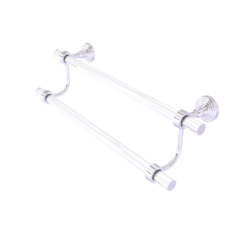 Allied Brass Pacific Grove Collection 24 Inch Double Towel Bar PG-72-24-SCH
