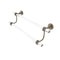 Allied Brass Pacific Grove Collection 18 Inch Double Towel Bar with Dotted Accents PG-72D-18-ABR