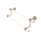 Allied Brass Pacific Grove Collection 30 Inch Double Towel Bar with Dotted Accents PG-72D-30-PEW