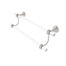 Allied Brass Pacific Grove Collection 30 Inch Double Towel Bar with Dotted Accents PG-72D-30-SN