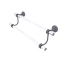 Allied Brass Pacific Grove Collection 24 Inch Double Towel Bar with Groovy Accents PG-72G-24-GYM