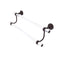 Allied Brass Pacific Grove Collection 18 Inch Double Towel Bar with Twisted Accents PG-72T-18-ABZ