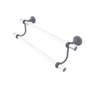 Allied Brass Pacific Grove Collection 24 Inch Double Towel Bar with Twisted Accents PG-72T-24-GYM