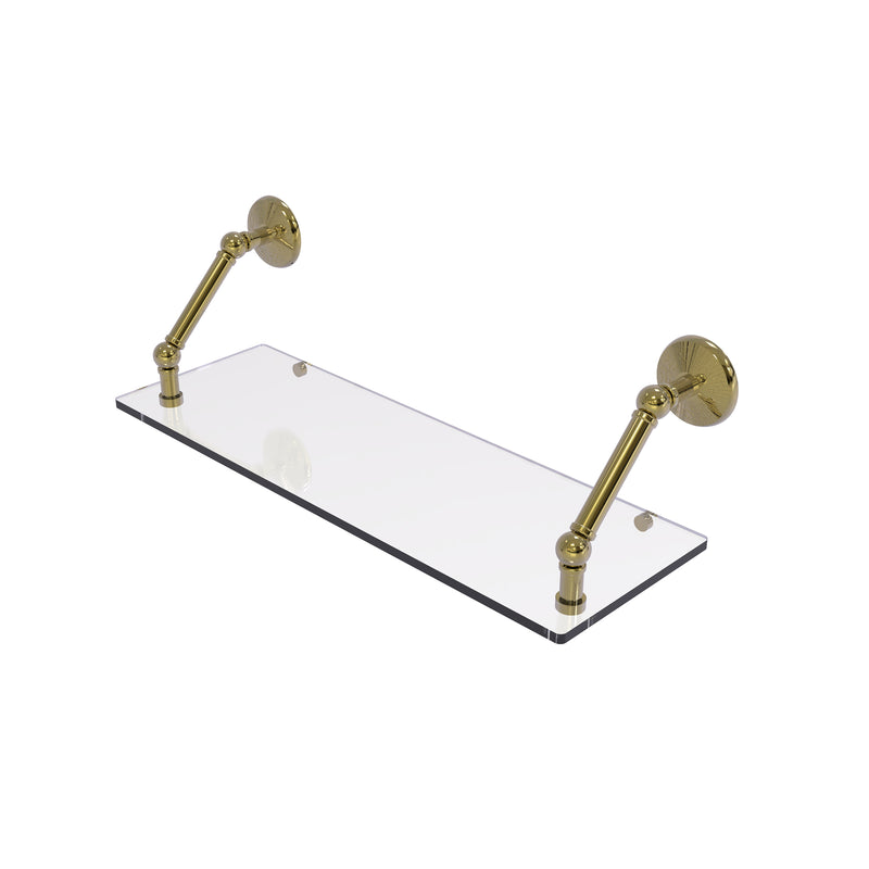 Allied Brass Prestige Monte Carlo Collection 24 Inch Floating Glass Shelf PMC-1-24-UNL