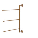 Allied Brass Prestige Monte Carlo Collection 3 Swing Arm Vertical 28 Inch Towel Bar PMC-27-3-16-28-BBR