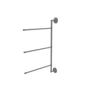 Allied Brass Prestige Monte Carlo Collection 3 Swing Arm Vertical 28 Inch Towel Bar PMC-27-3-16-28-GYM