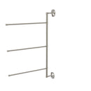 Allied Brass Prestige Monte Carlo Collection 3 Swing Arm Vertical 28 Inch Towel Bar PMC-27-3-16-28-SN