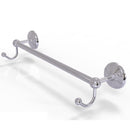 Allied Brass Prestige Monte Carlo Collection 24 Inch Towel Bar with Integrated Hooks PMC-41-24-HK-PC