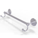 Allied Brass Prestige Monte Carlo Collection 24 Inch Towel Bar with Integrated Hooks PMC-41-24-HK-SCH