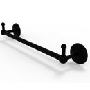 Allied Brass Prestige Monte Carlo Collection 24 Inch Towel Bar with Integrated Hooks PMC-41-24-PEG-BKM