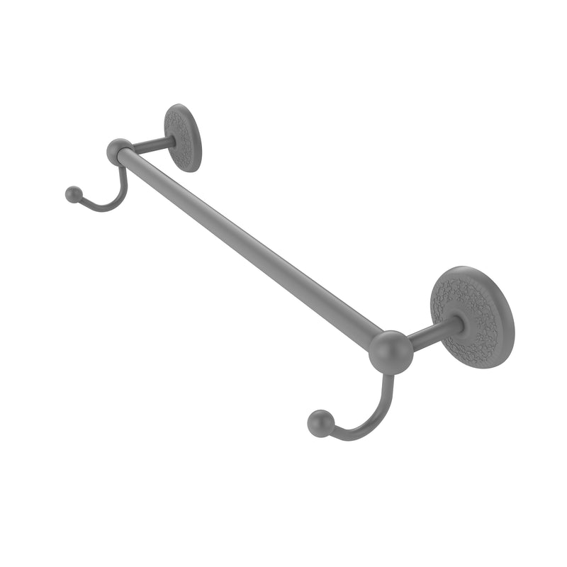 Allied Brass Prestige Monte Carlo Collection 36 Inch Towel Bar with Integrated Hooks PMC-41-36-HK-GYM