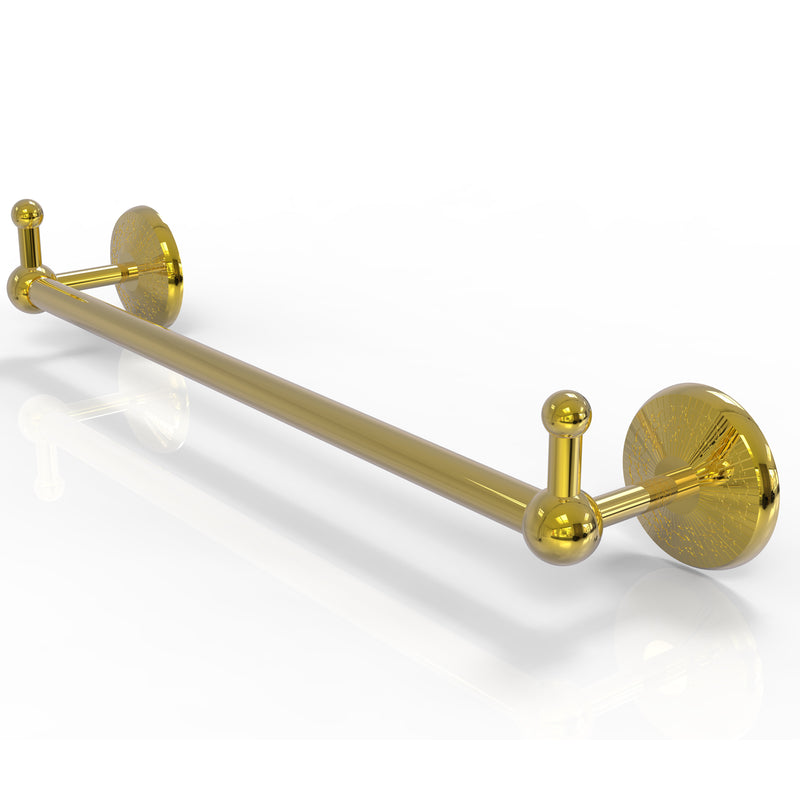 Allied Brass Prestige Monte Carlo Collection 36 Inch Towel Bar with Integrated Hooks PMC-41-36-PEG-PB