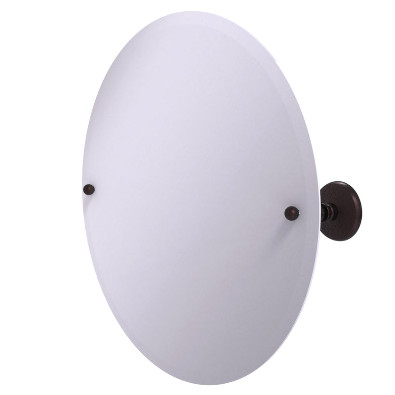 Allied Brass Frameless Round Tilt Mirror with Beveled Edge PMC-90-ABZ