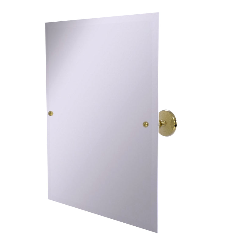 Allied Brass Frameless Rectangular Tilt Mirror with Beveled Edge PMC-92-UNL