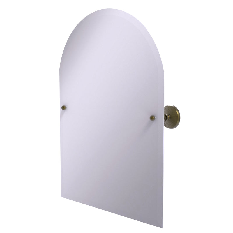 Allied Brass Frameless Arched Top Tilt Mirror with Beveled Edge PMC-94-ABR