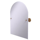 Allied Brass Frameless Arched Top Tilt Mirror with Beveled Edge PMC-94-BBR