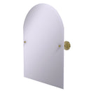 Allied Brass Frameless Arched Top Tilt Mirror with Beveled Edge PMC-94-UNL