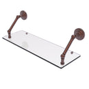 Allied Brass Prestige Que New Collection 24 Inch Floating Glass Shelf PQN-1-24-CA