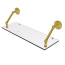 Allied Brass Prestige Que New Collection 24 Inch Floating Glass Shelf PQN-1-24-PB