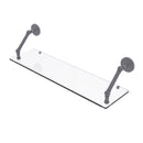 Allied Brass Prestige Que New Collection 30 Inch Floating Glass Shelf PQN-1-30-GYM